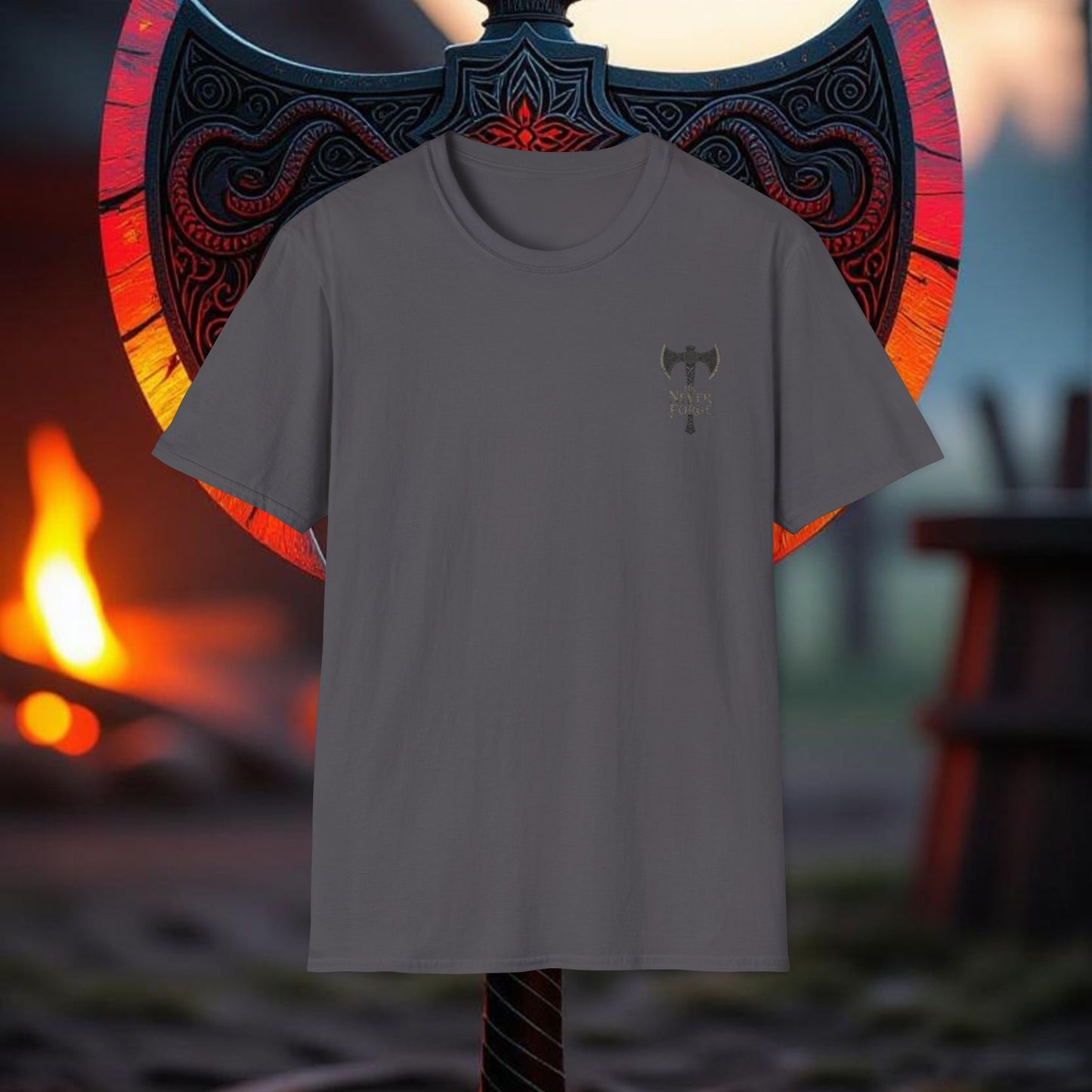 Berserker - Double Sided Battle Axe T-Shirt