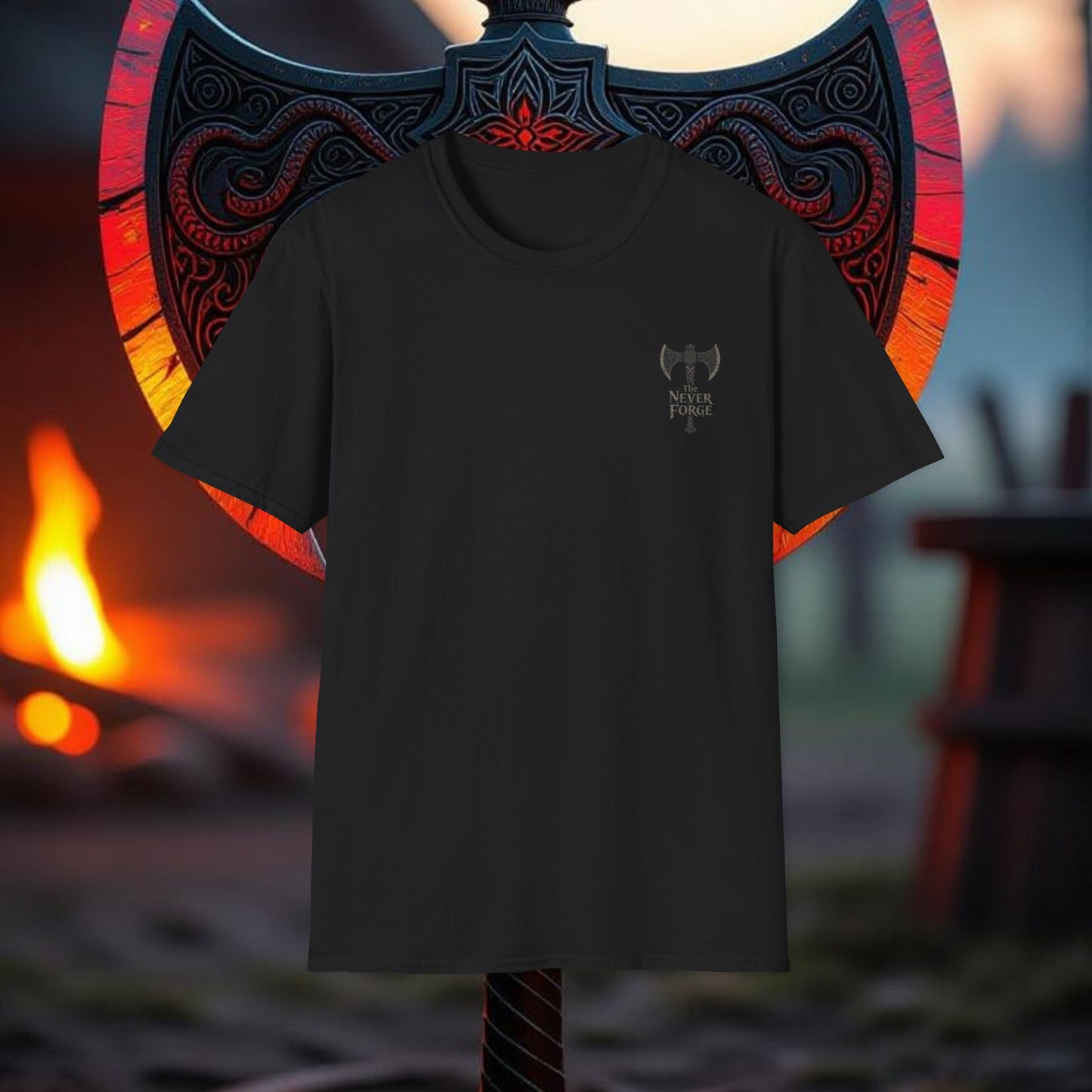 Berserker - Double Sided Battle Axe T-Shirt