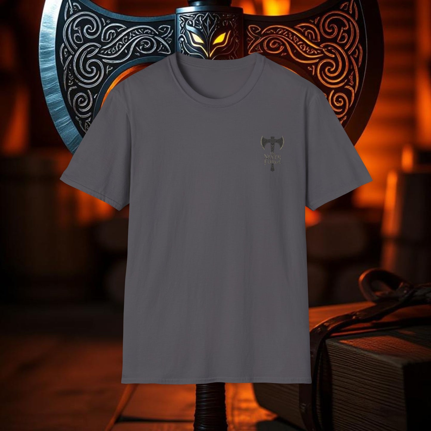 Falcon - Double Sided Battle Axe T-Shirt