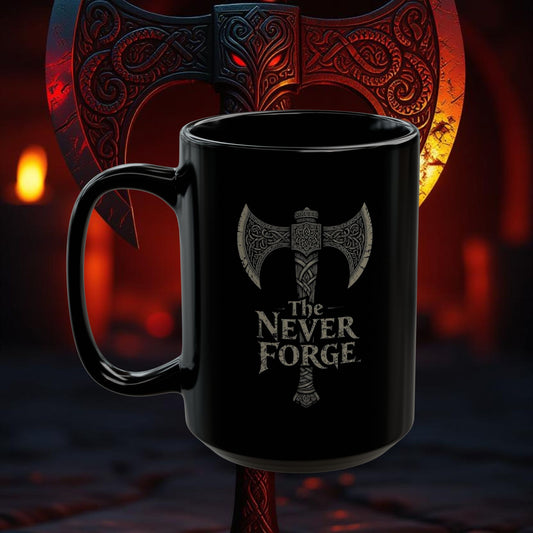 Hawk Axe - 15oz Black Mug