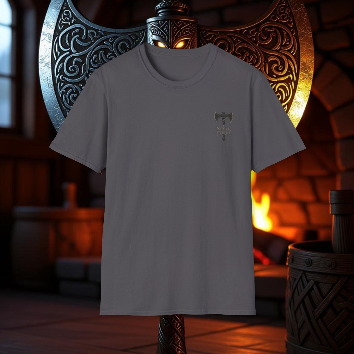 Eagle - Double Sided Battle Axe T-Shirt