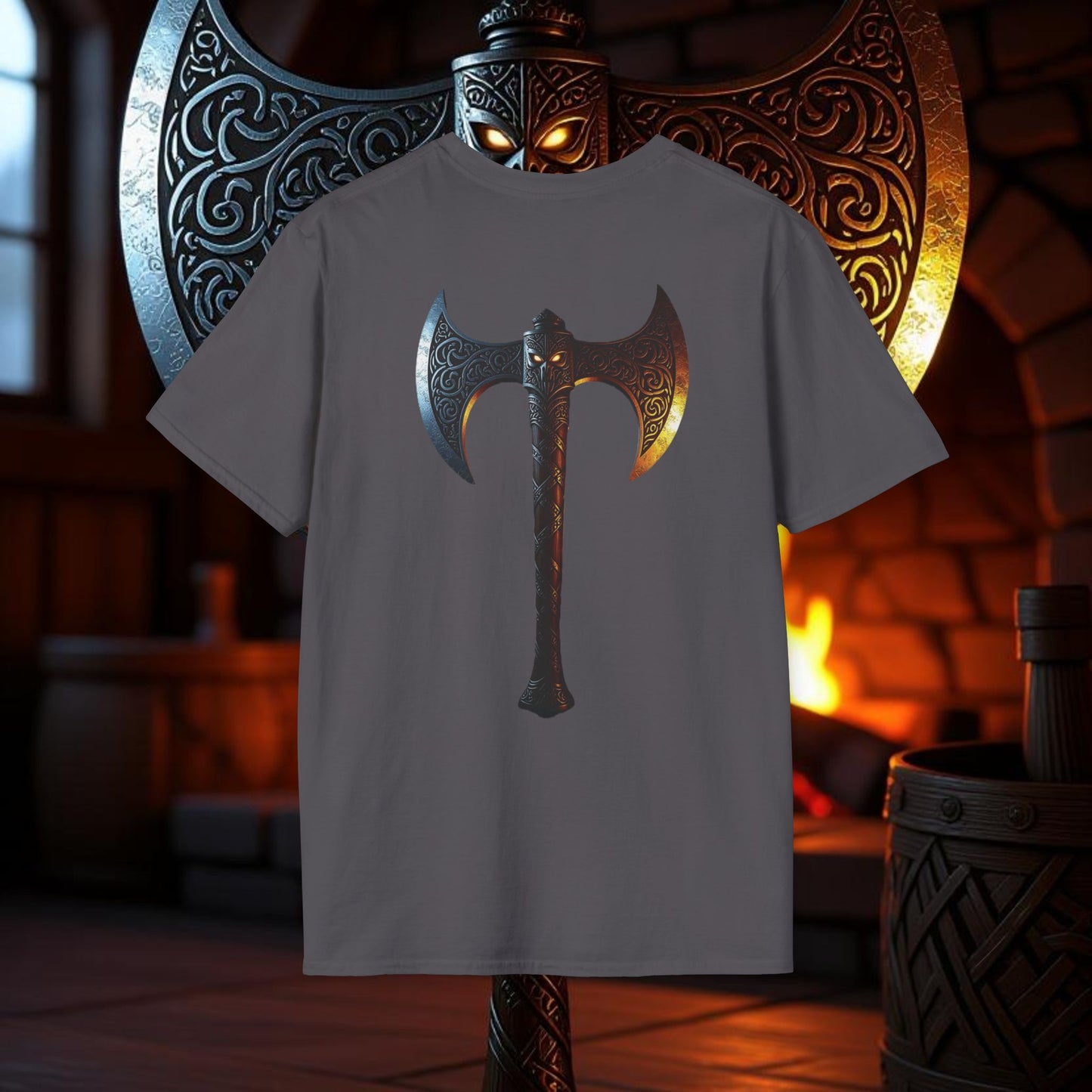Eagle - Double Sided Battle Axe T-Shirt