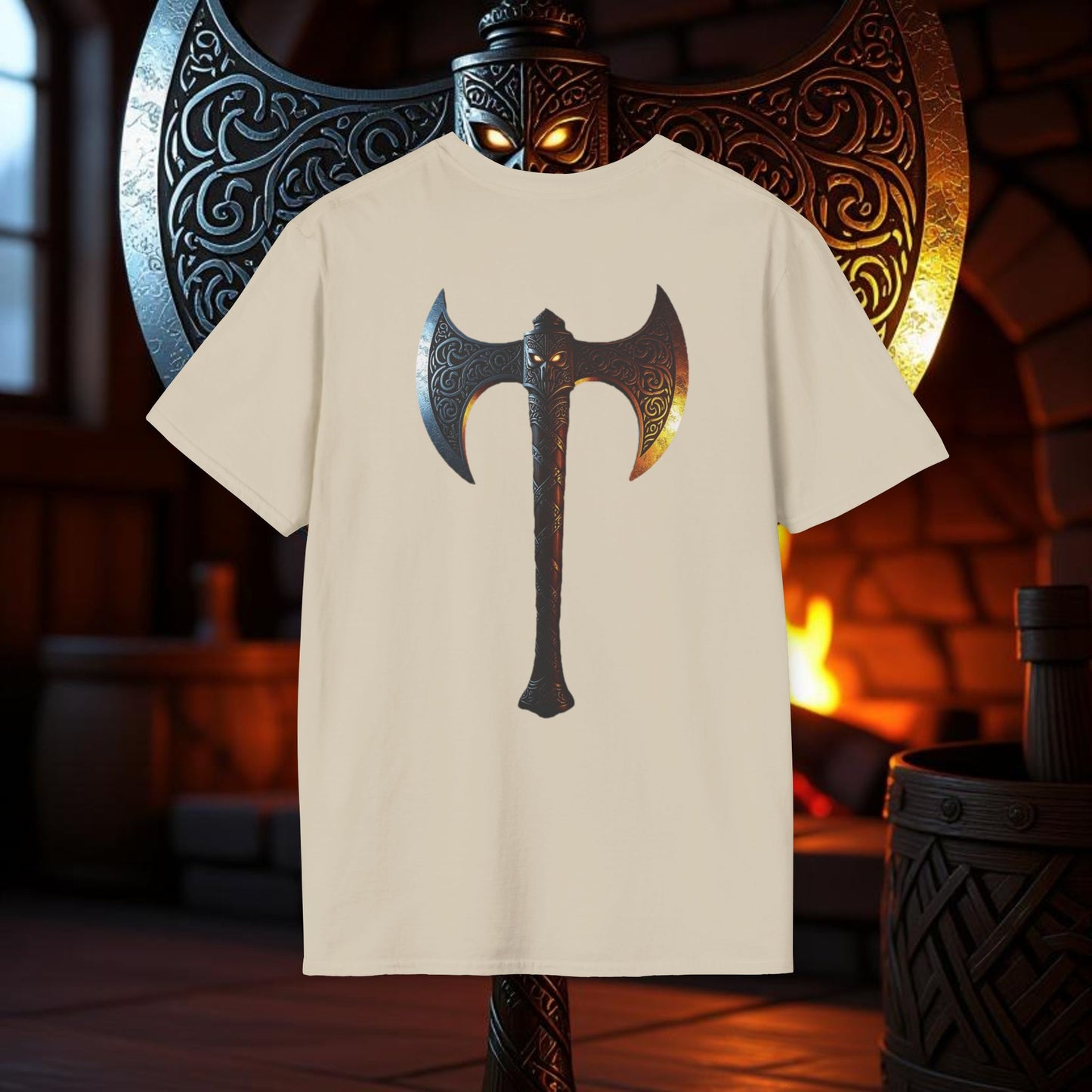 Eagle - Double Sided Battle Axe T-Shirt