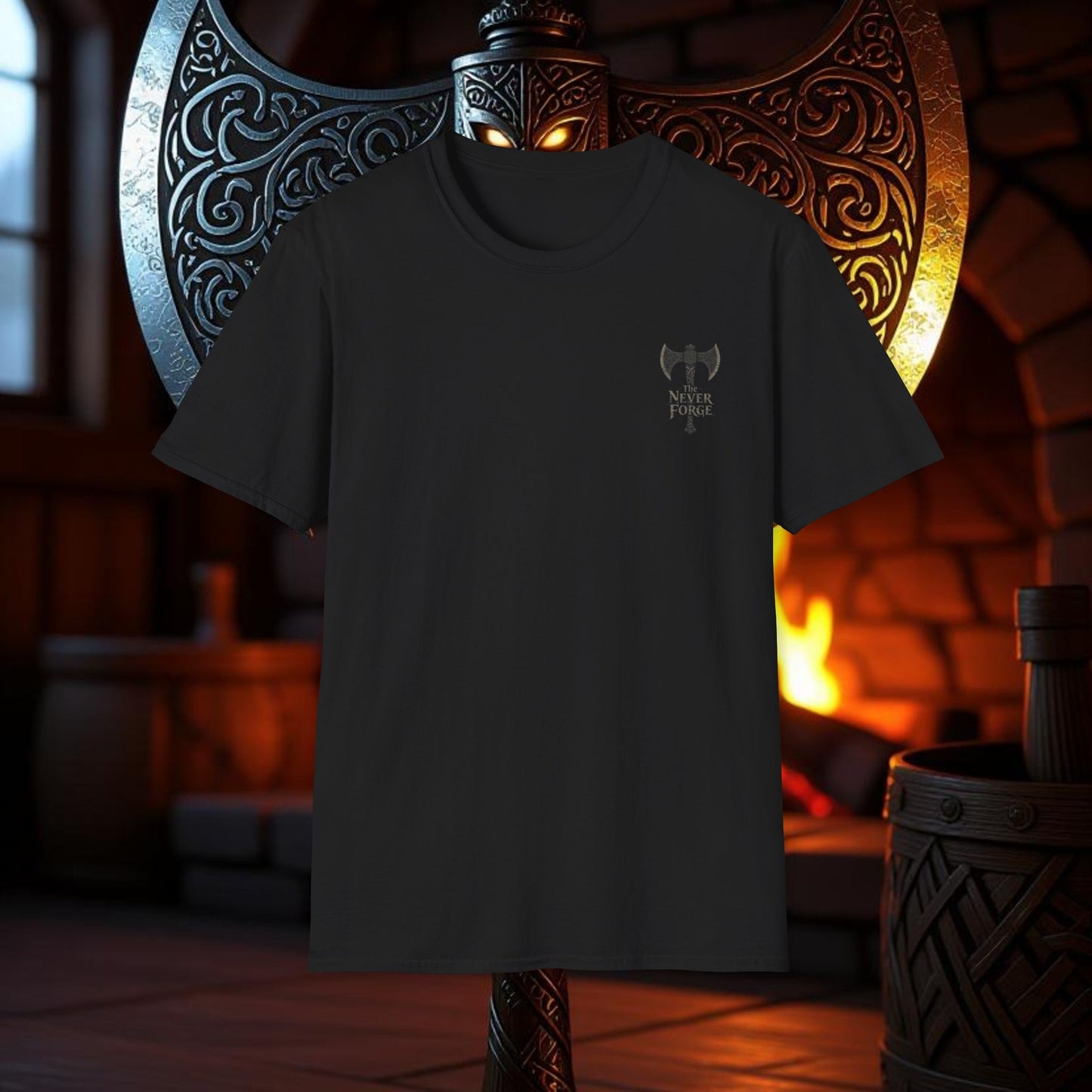Eagle - Double Sided Battle Axe T-Shirt
