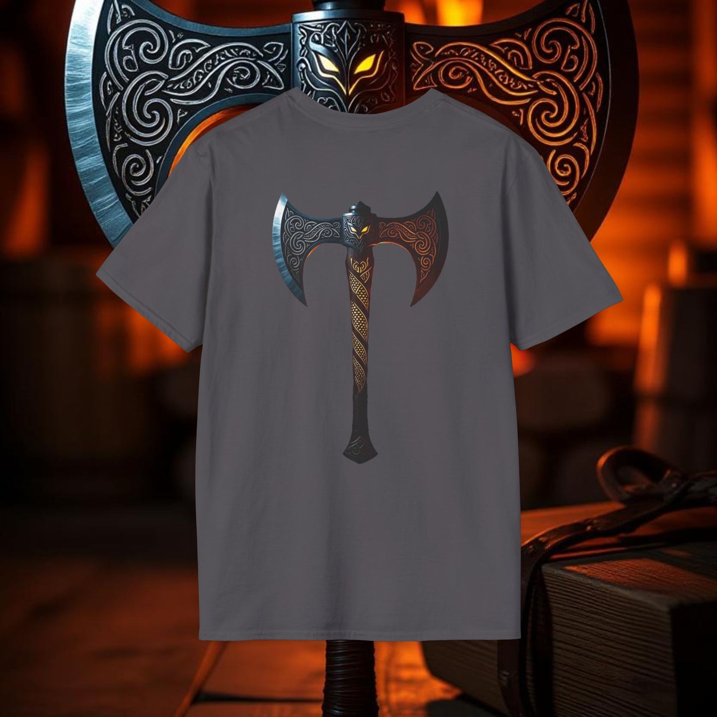 Falcon - Double Sided Battle Axe T-Shirt