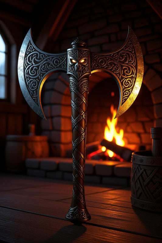 Eagle - Double Sided Battle Axe T-Shirt