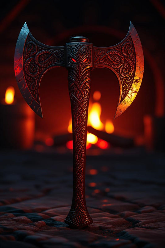 Hawk - Double Sided Battle Axe T-Shirt