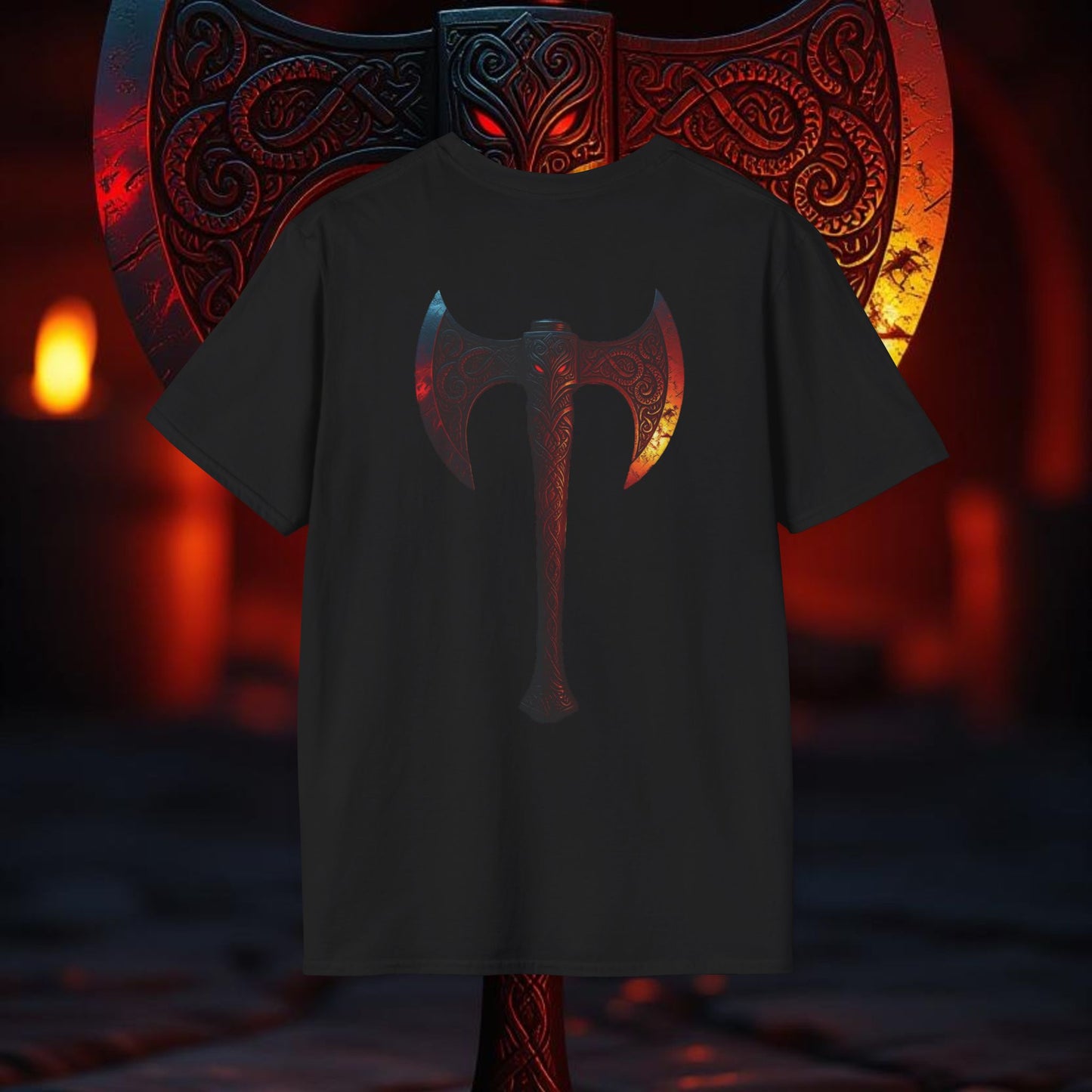 Hawk - Double Sided Battle Axe T-Shirt