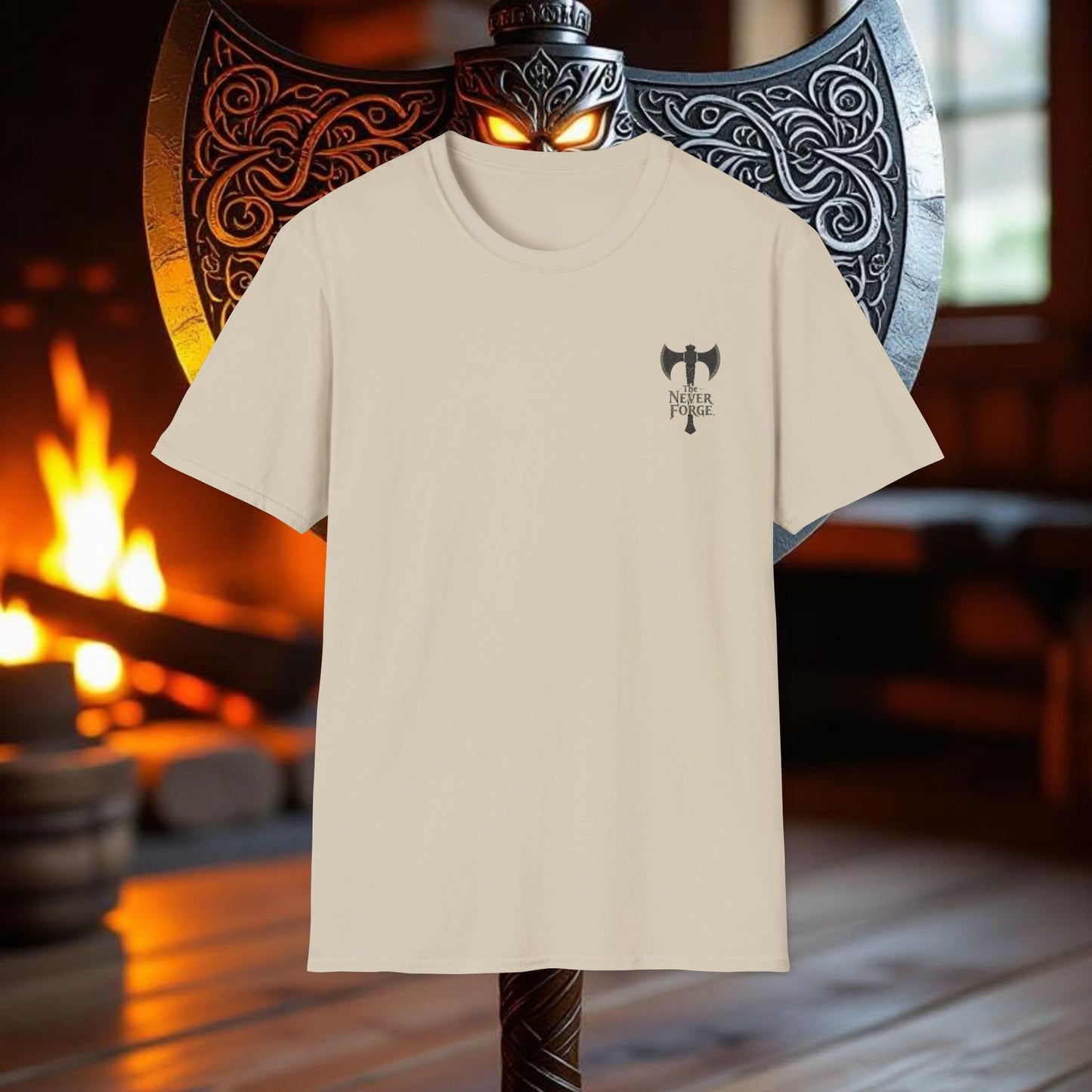 Wolf - Double Sided Battle Axe T-Shirt