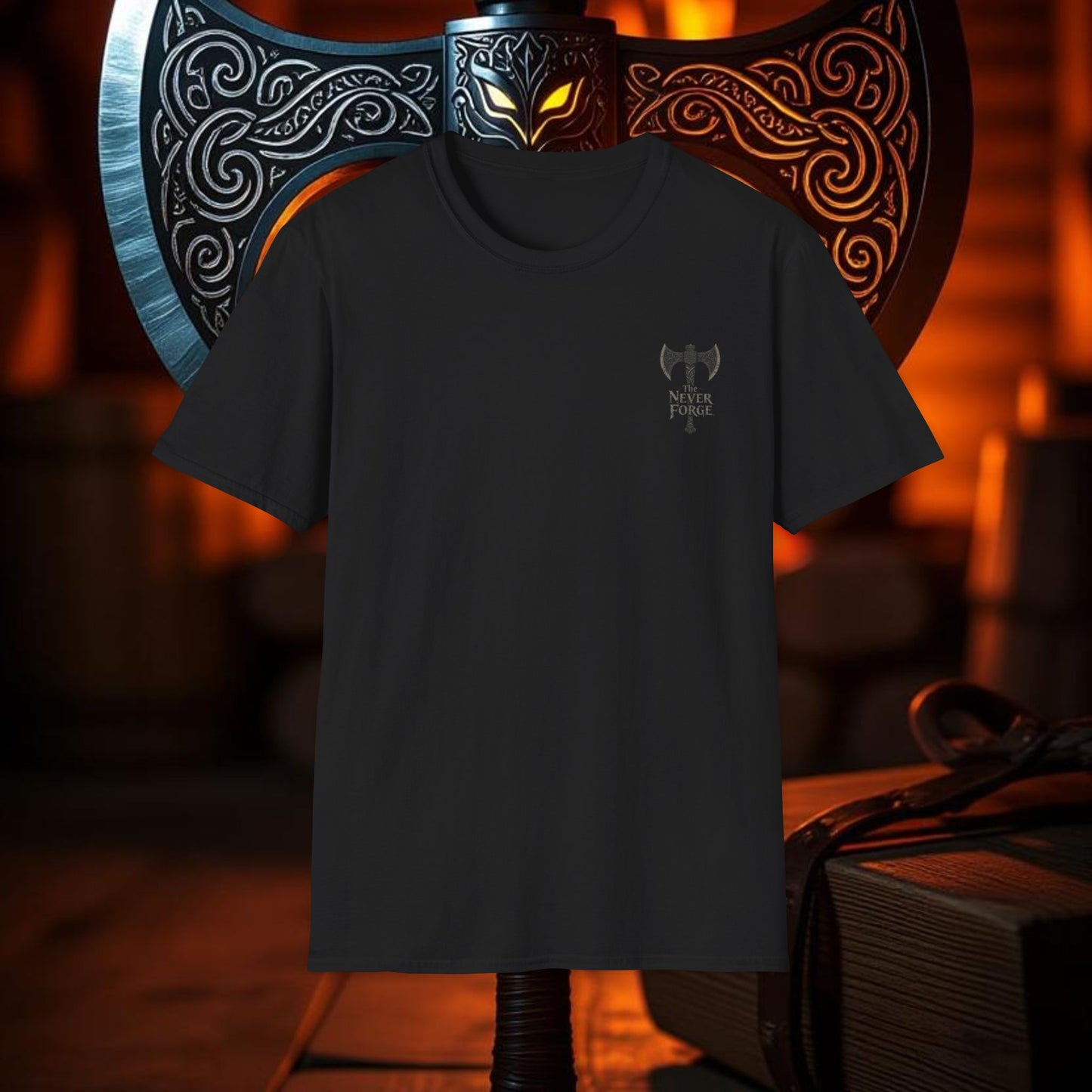 Falcon - Double Sided Battle Axe T-Shirt