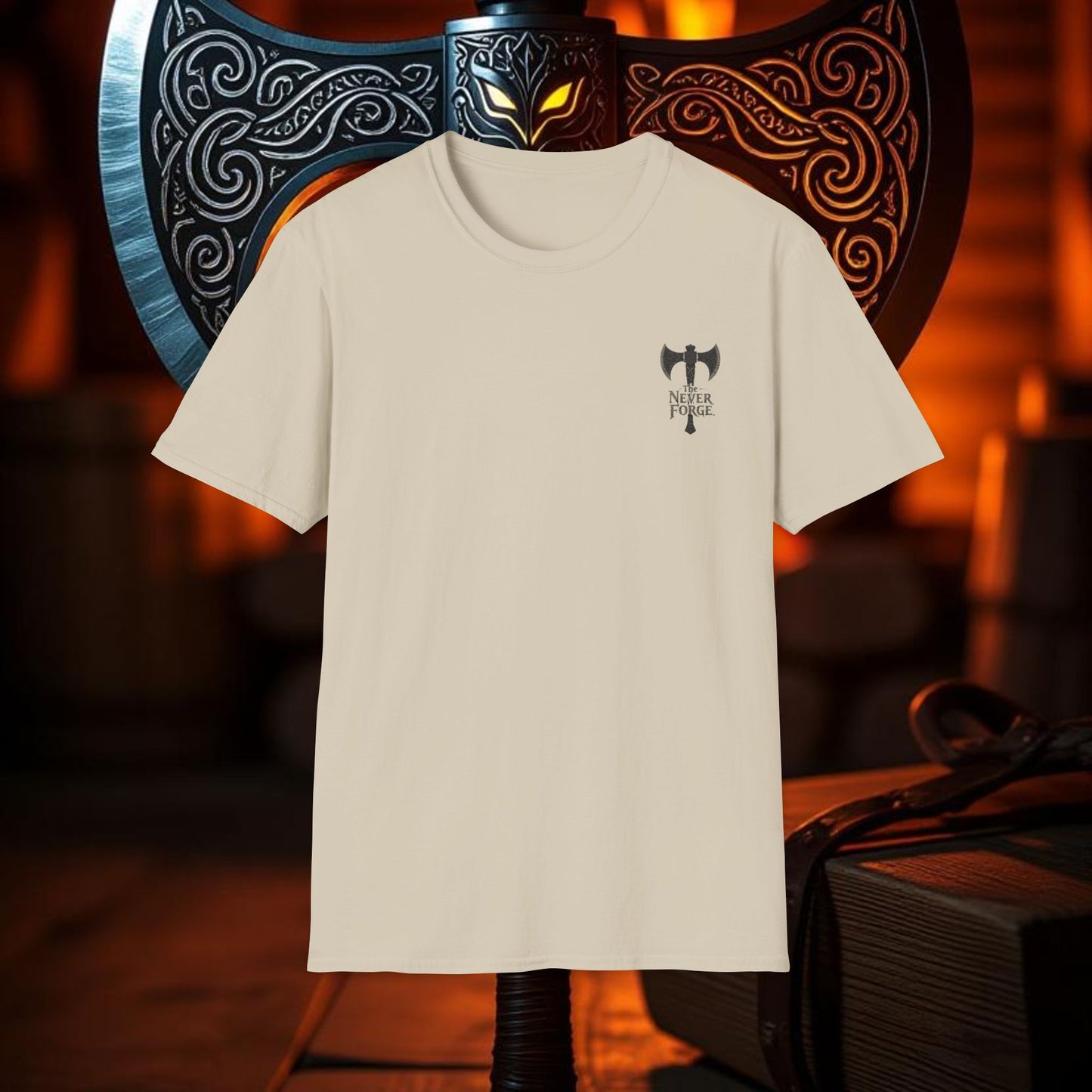Falcon - Double Sided Battle Axe T-Shirt