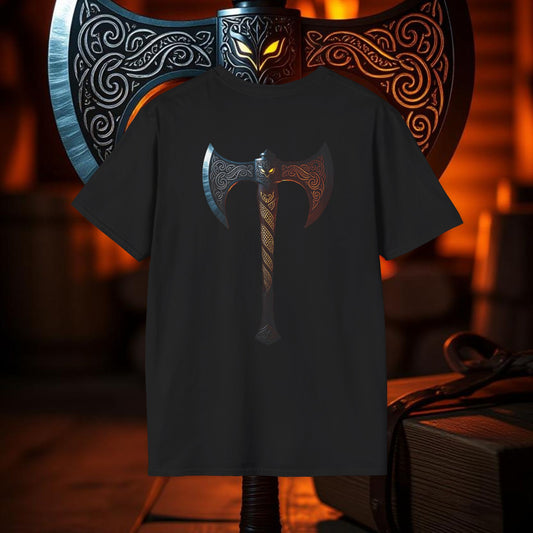 Falcon - Double Sided Battle Axe T-Shirt