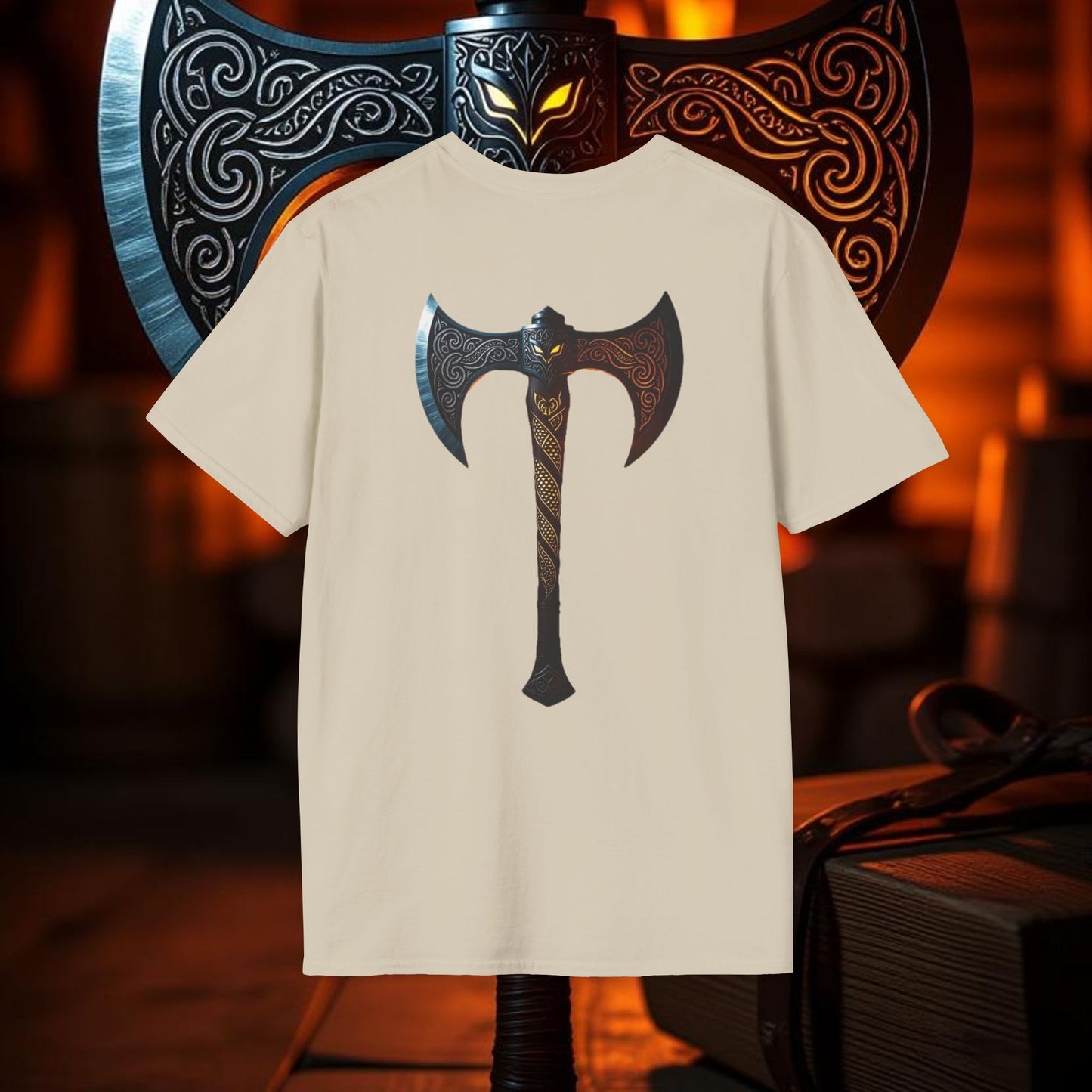 Falcon - Double Sided Battle Axe T-Shirt