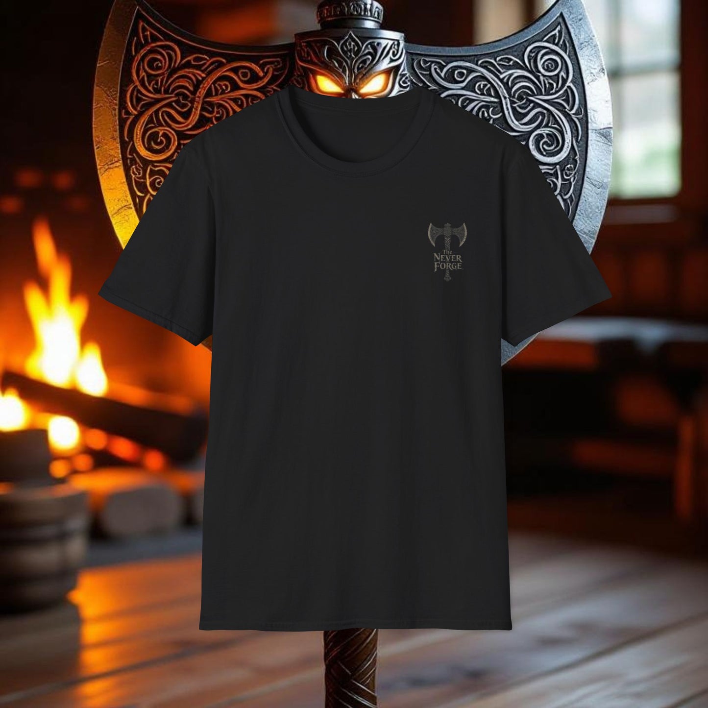 Wolf - Double Sided Battle Axe T-Shirt