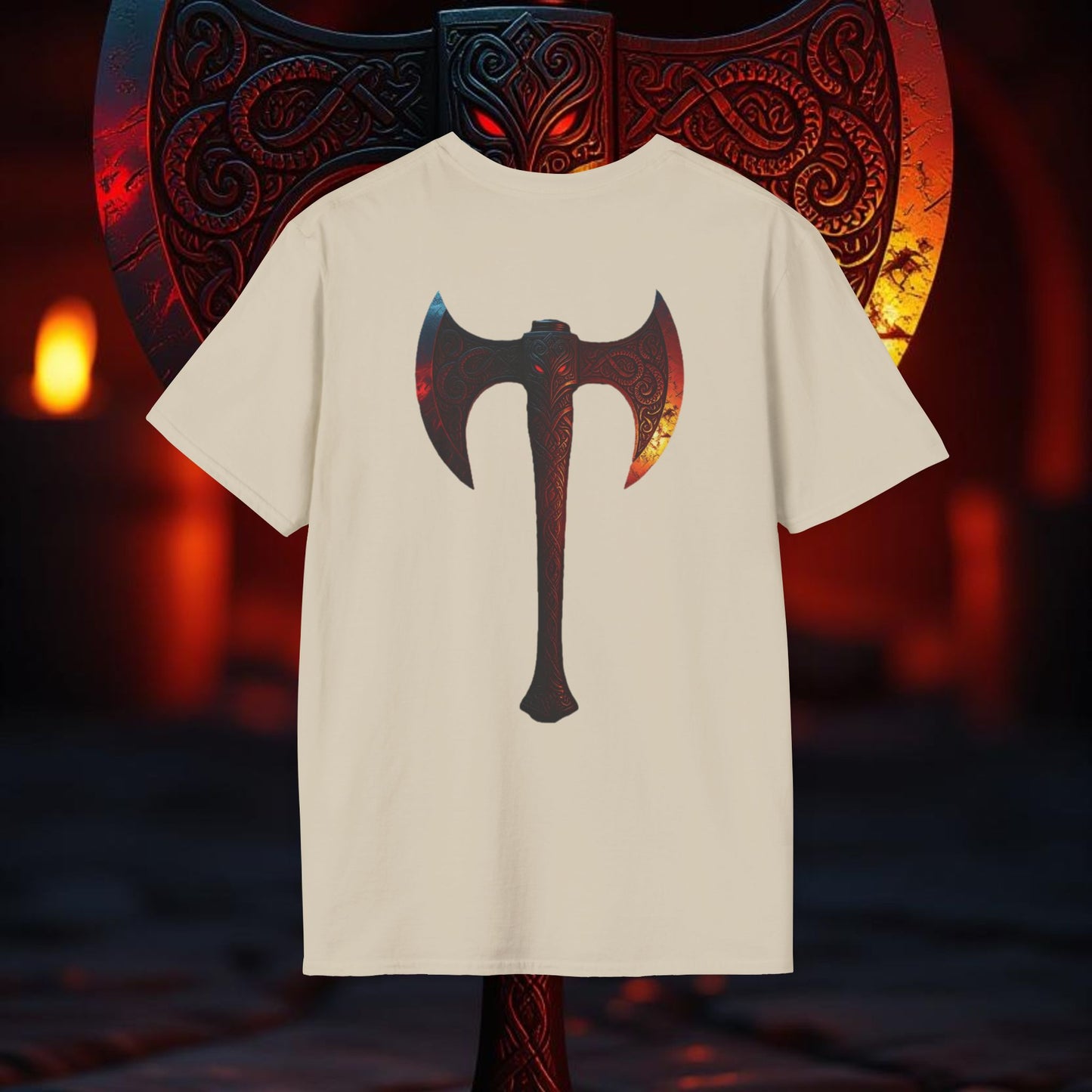 Hawk - Double Sided Battle Axe T-Shirt